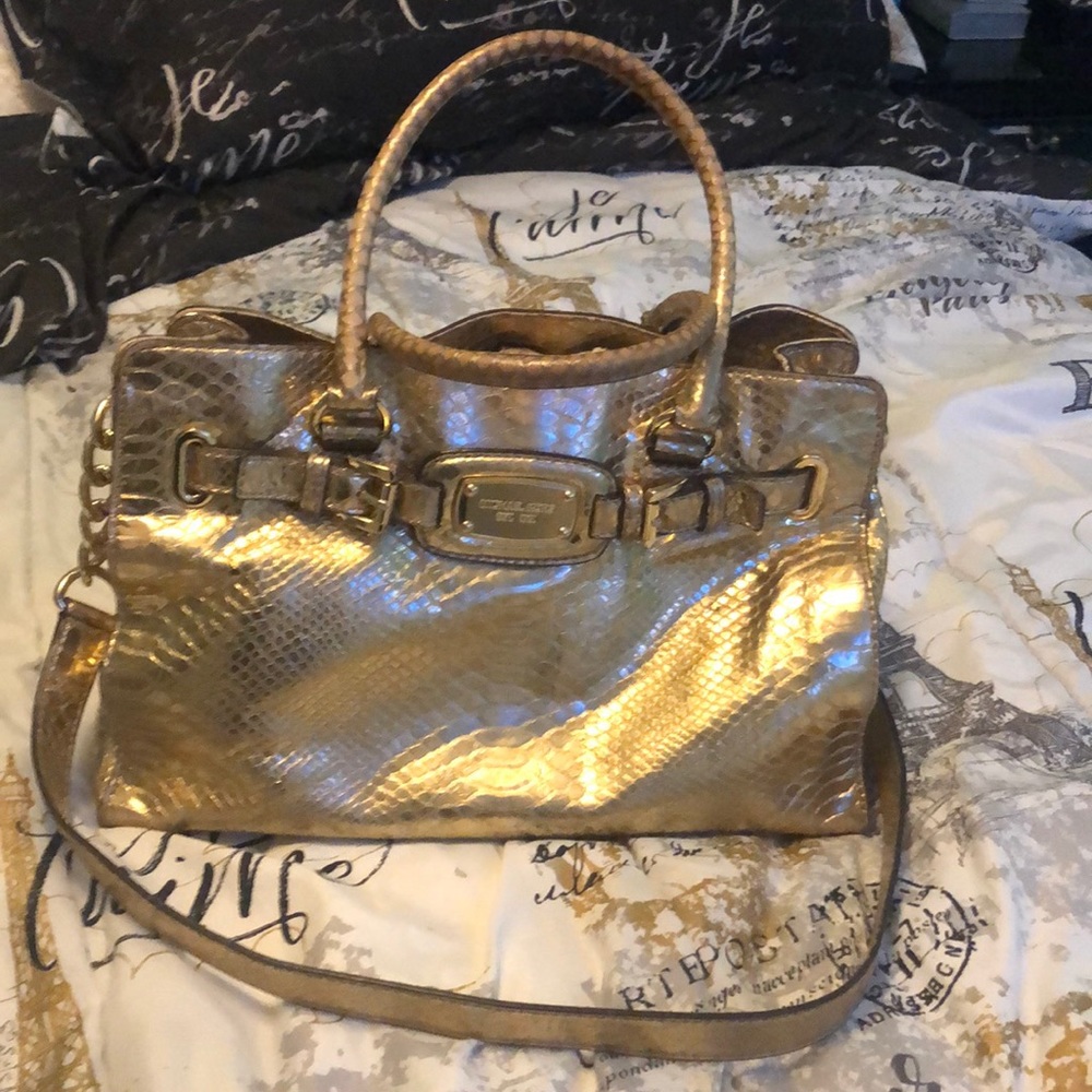 Mk Gold Fun Bag